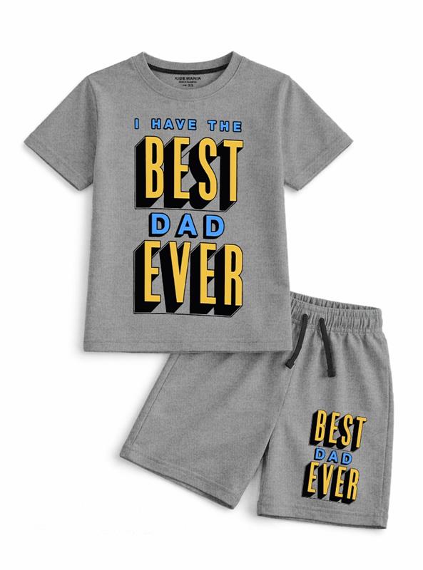 Best Dad Ever Shorts Set
