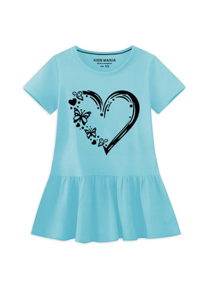 Aquamarine Frock for Girl