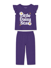 Girls Little Daisy Lounge Set
