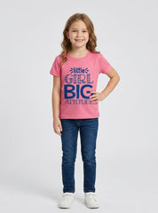 Girls Big Attitude Graphic Tee