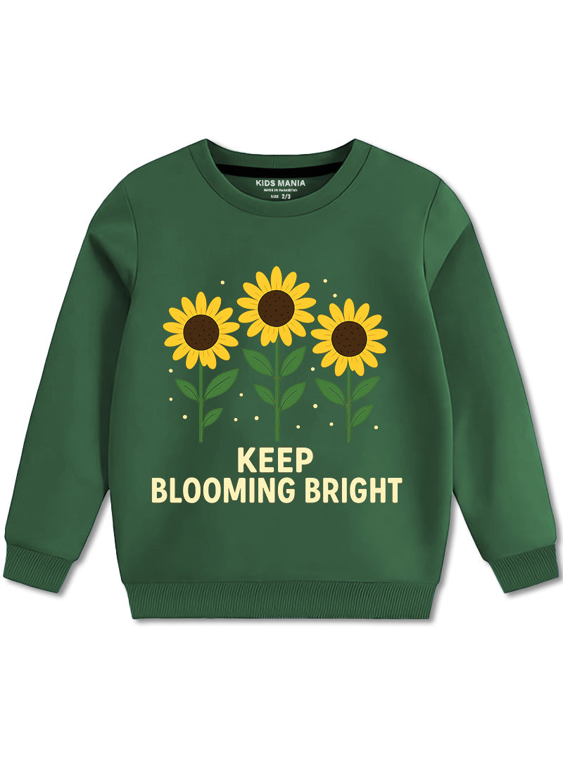 Blooming Radiance Sweatshirt For Girls
