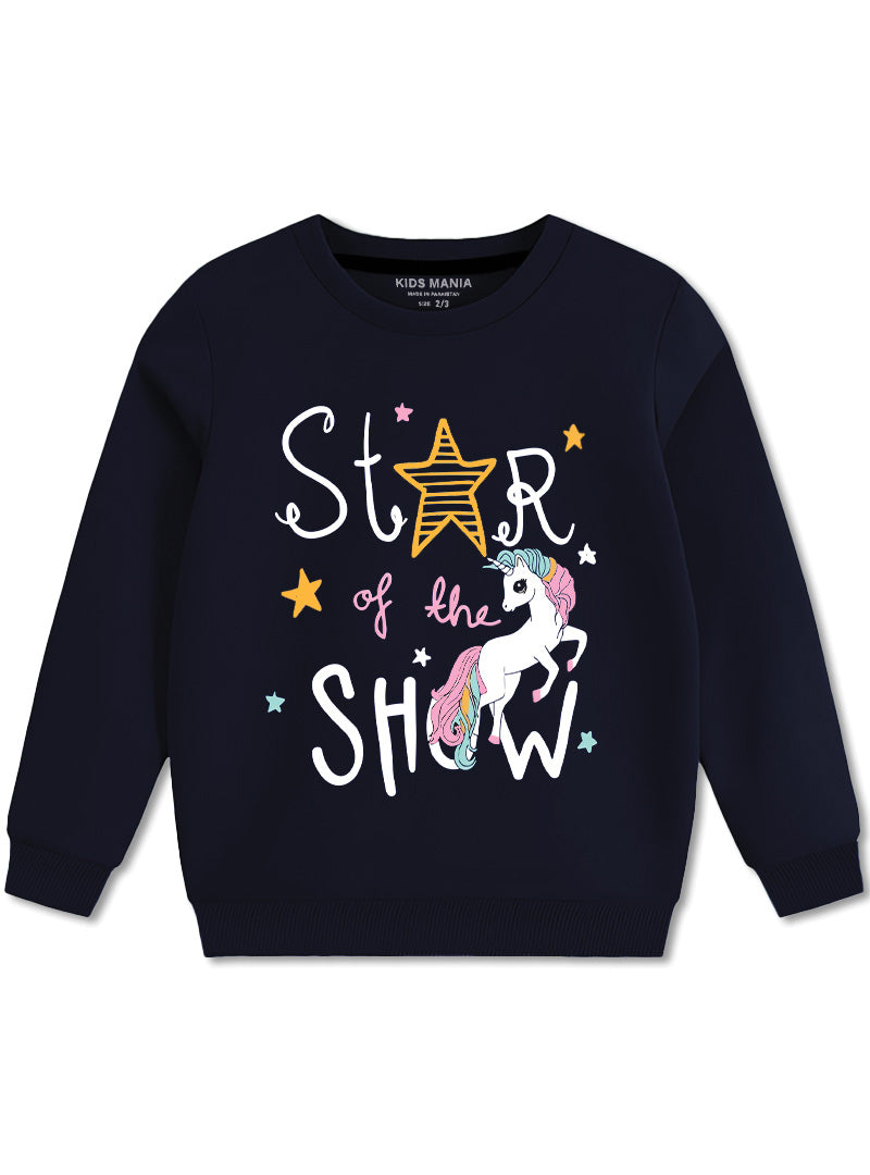 Magical Star of the Show Sweatshirt For Girls