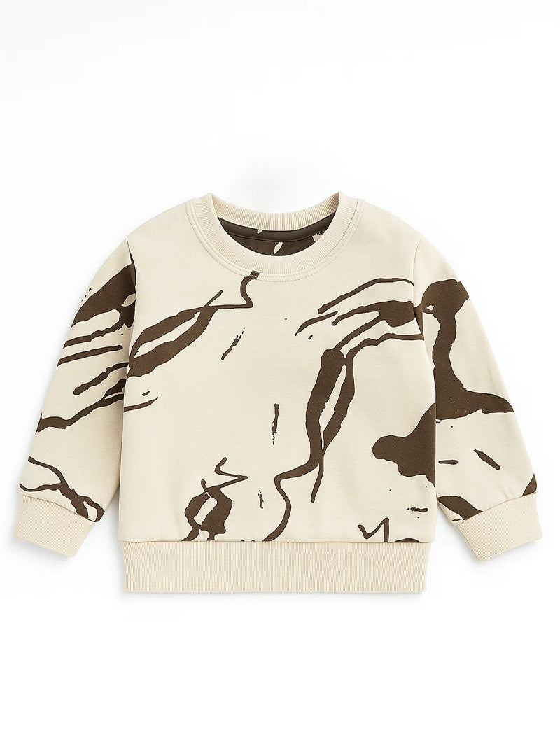 Comfort Fit Commando Art Sweatshirt for Kids