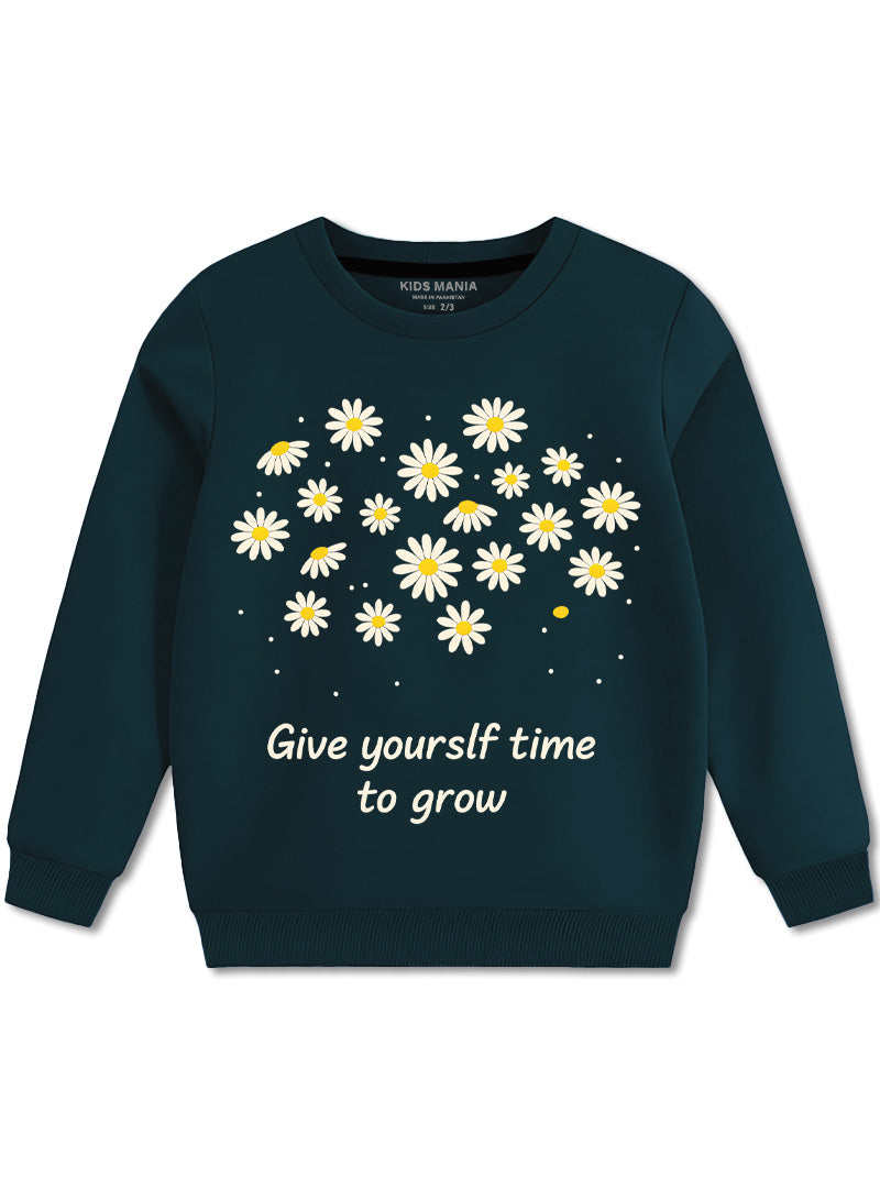 Grow With Time Sweatshirt For Girls