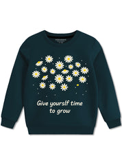 Grow With Time Sweatshirt For Girls