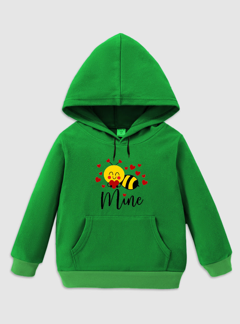 Girls Winter Hoodie - Bee Mine