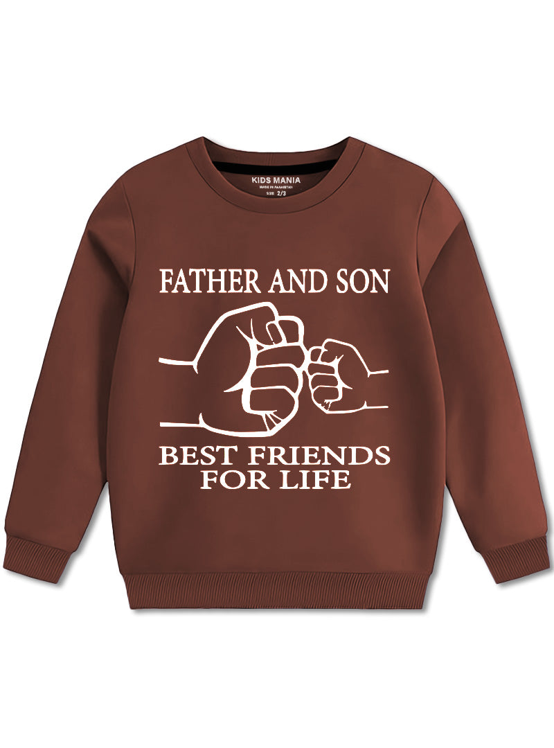 Father and Son Forever Friends Sweatshirt For Boys