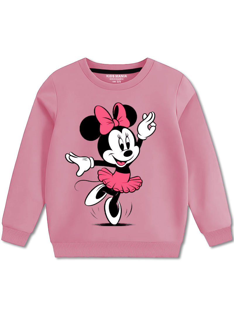 Bowtique Minnie Mouse Sweatshirt For Girls
