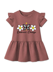 Girls Embrace Change Butterfly Dress