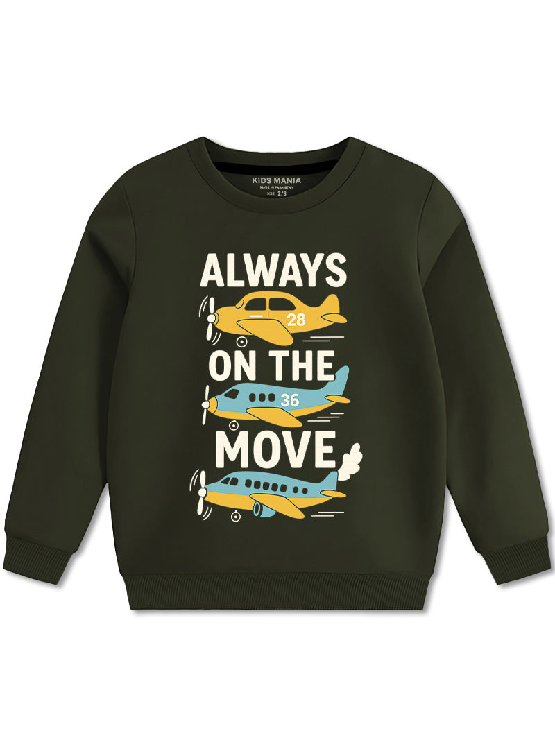 Always on The Move Sweatshirt For Boys