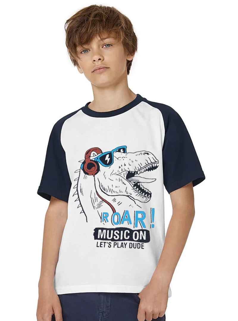 BOYS T'SHIRT ROAR MUSIC