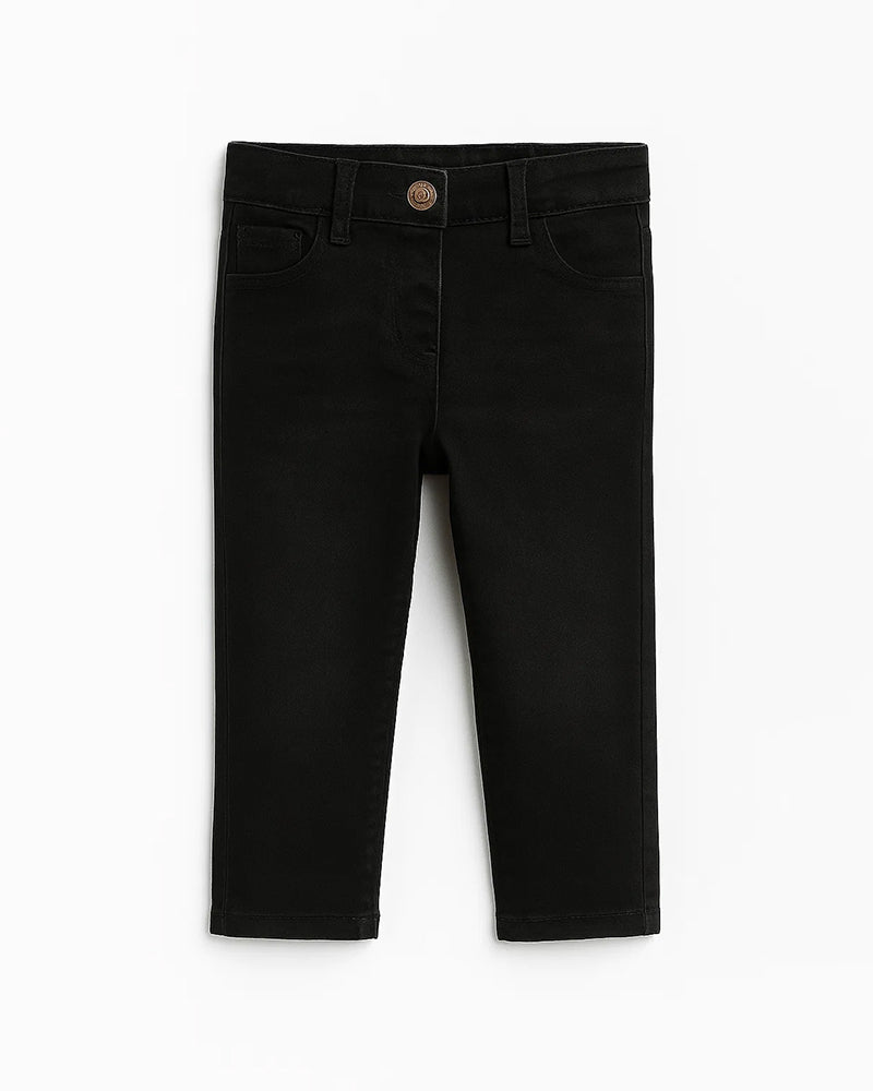 Jet black Boys Jeans Pant