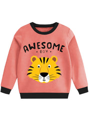 Sweatshirt - Awesome Boy Tiger