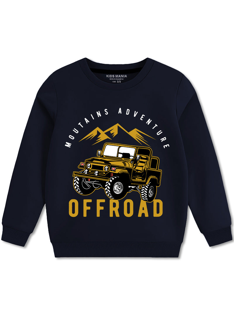 Offroad Explore Adventure Sweatshirt For Boys