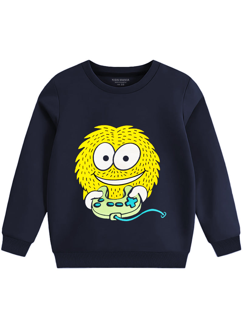 Sweatshirt - Monster Gamer Cartoon