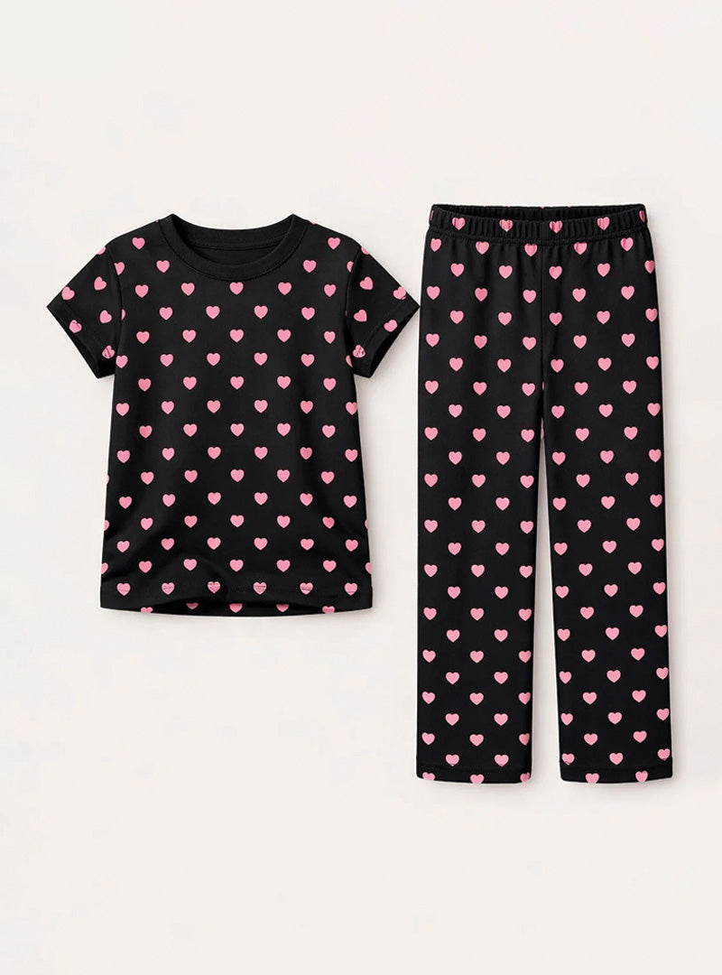 Girls Sweet Hearts Lounge Set
