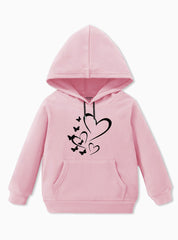 Girls Heart Bloom Hoodie