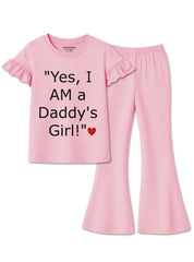 Girls Daddy’s Girl Flared Co-ord Set