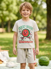 Boys Stay Cool Watermelon Shorts Set