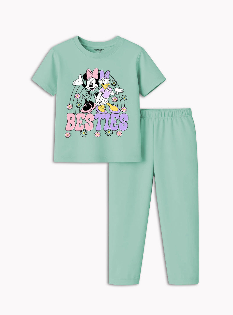 Girls Besties Trouser Set