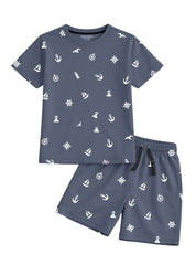 Boys Sailor Quest Short Set
