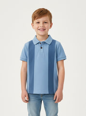 Azure Regent Stripe Polo