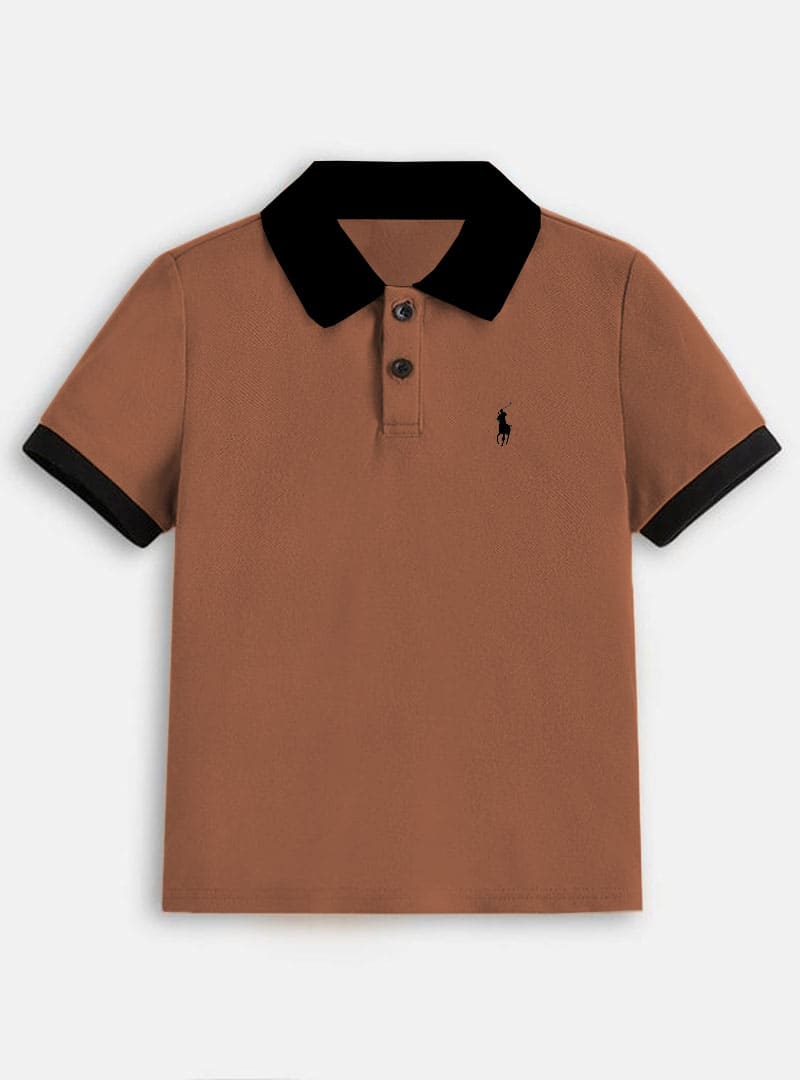 Boys Polo Knitted Cotton Stuff - Multicolor