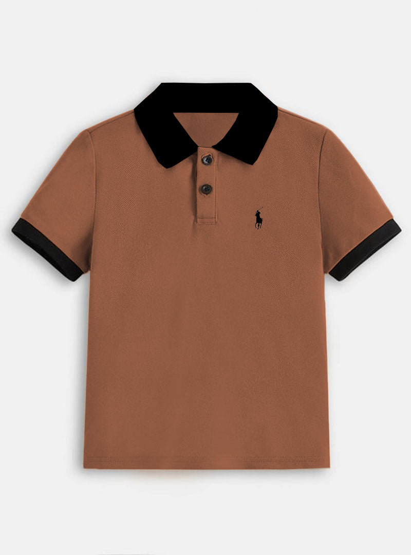 Half sleeve boys polo shirt 