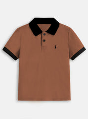 Half sleeve boys polo shirt 