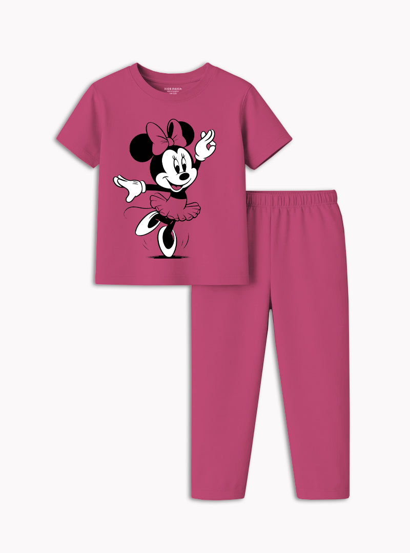 Girls Minnie Trouser Set