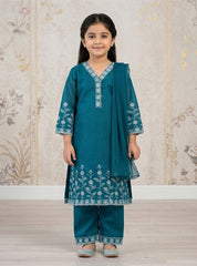 Girls Serene Embroidered Kurta Set