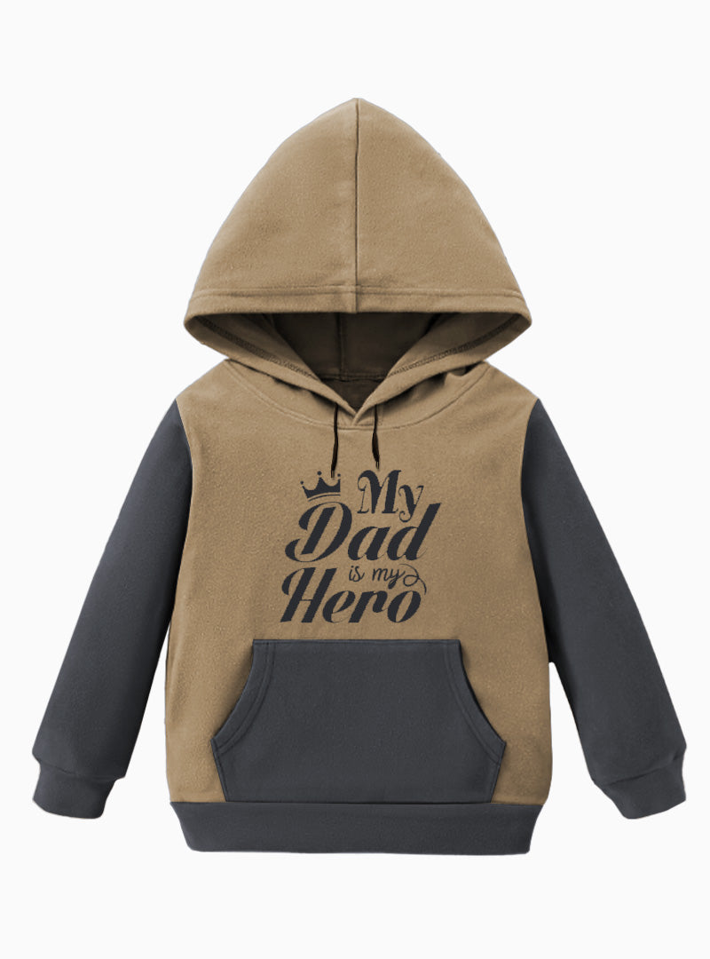 Kids Fleece Jacket - My Dad Is My Hero