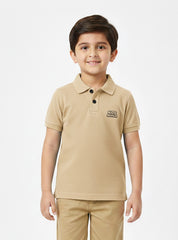 Kidsmania Sandstone Crest Polo