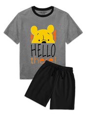 BOYS SET BEAR PRINTED SET