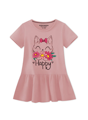 Baby pink Frock for Girl