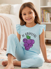 Girls Grape Joy Lounge Set