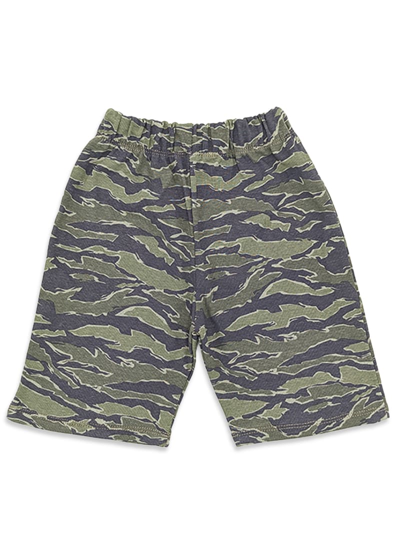 BOYS COTTON JERSEY COMMANDO SHORT - Green – Kids Mania