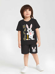 Hello Rabbit 2 Piece Cotton Set