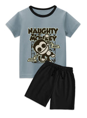 Boys Set Naughty Monkey