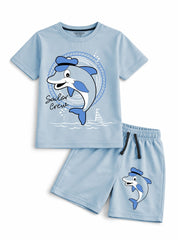 Boys Sailor Dolphin Co Ord Set