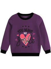 Crew Neck Sweatshirt - You Make Me Smile