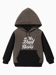 Kids Fleece Jacket - My Dad Is My Hero