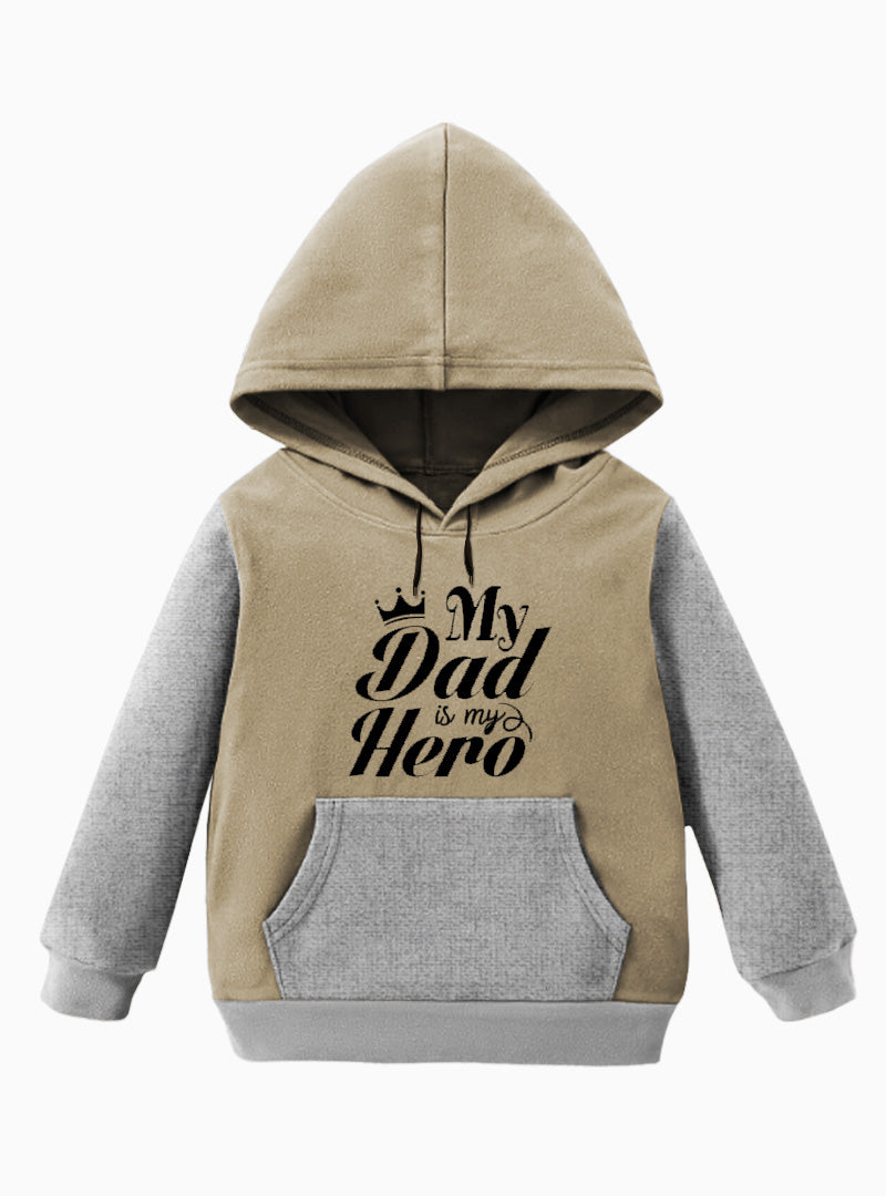 Kids Fleece Jacket - My Dad Is My Hero