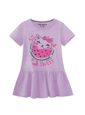 Royal purple Frock for Girl