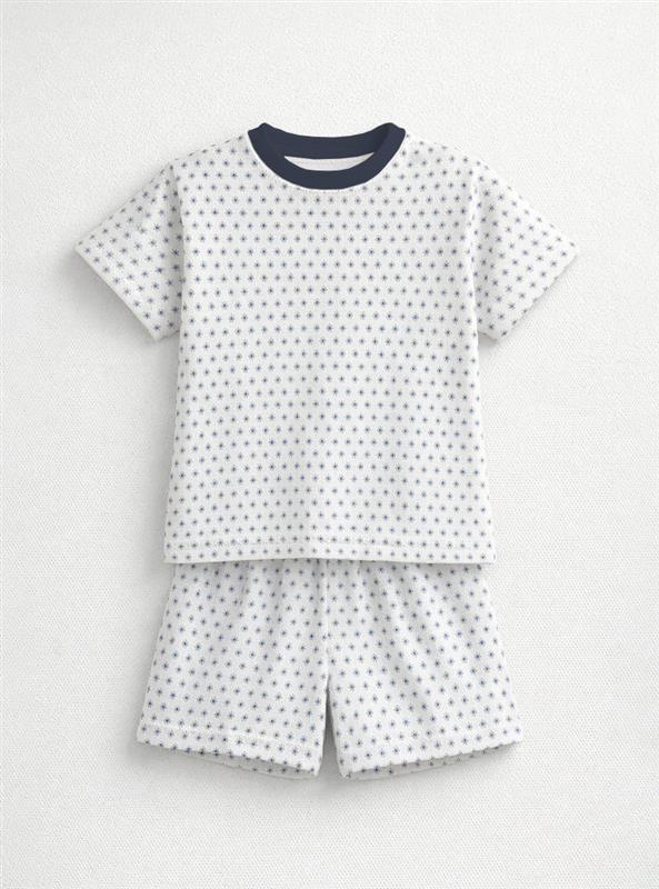 Boys Summer Printed T Shirt Shorts Set Star Print