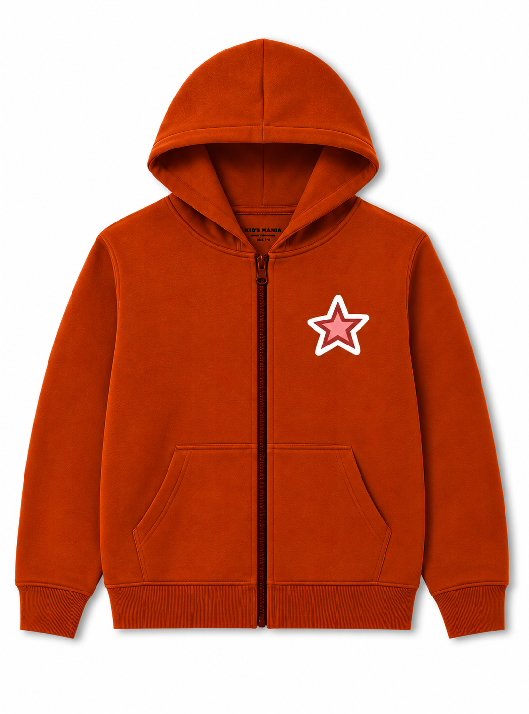 Girls Hoodie Zip-Up Scarlet Charm