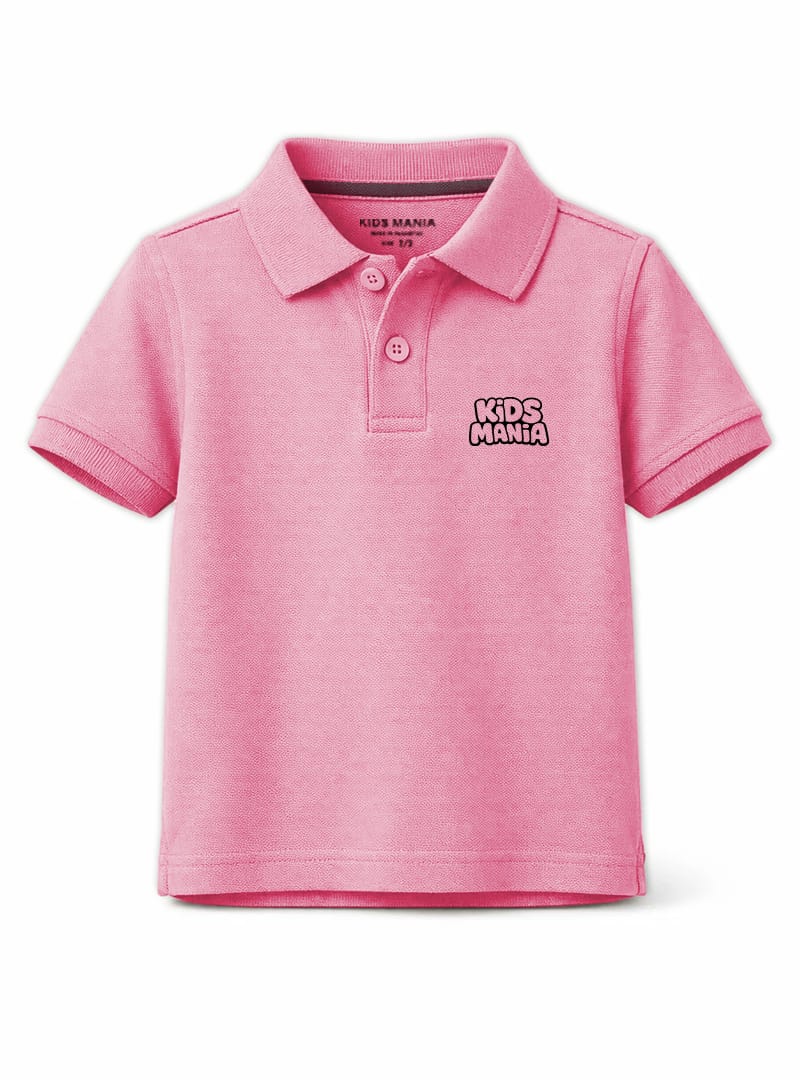 Kidsmania Signature Pink Polo Tee