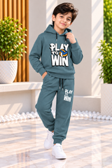 Boys Winter Hoodie Set Play to Win
