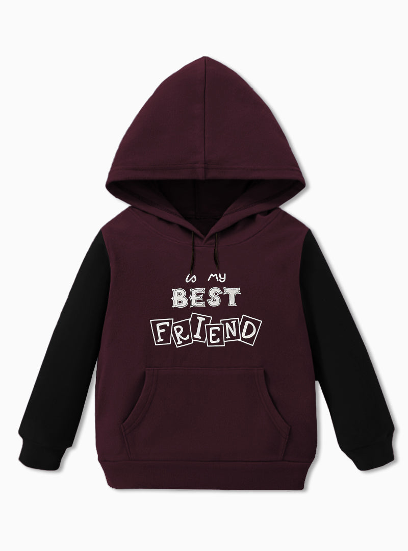 Affordable Full Fleece Boys Hoodie – “Dad’s Love” Winter Wear