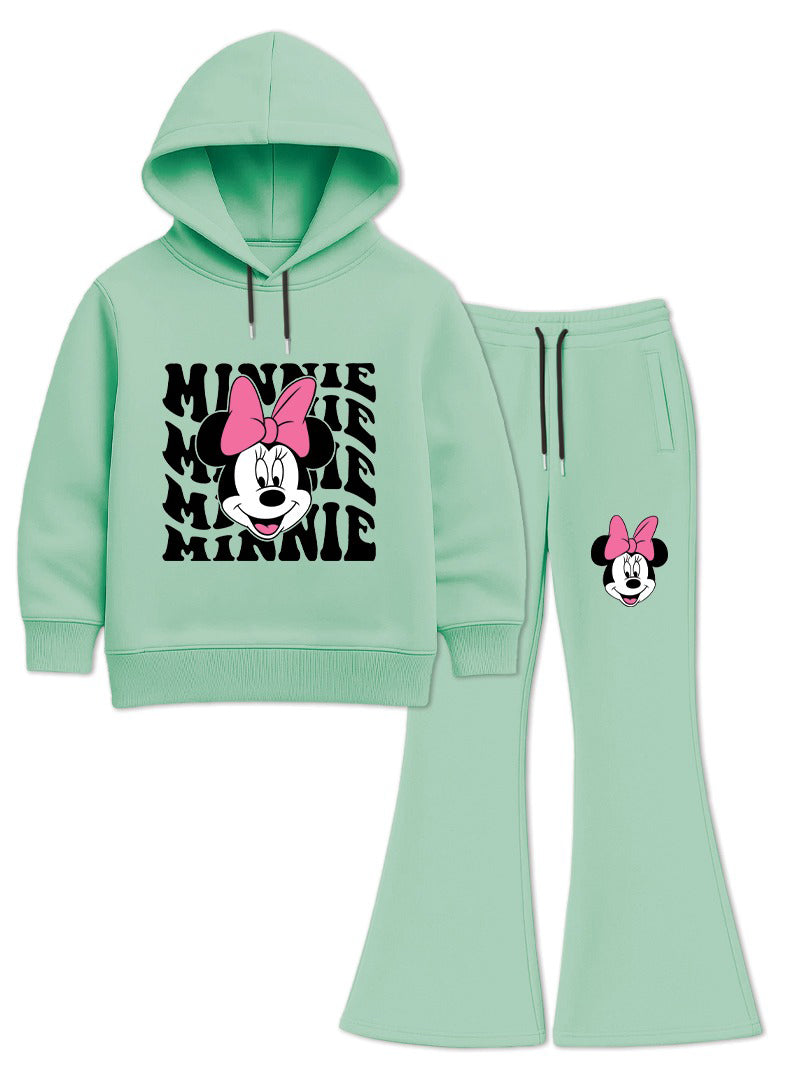Girls Winter Hoodie Set Minty Minnie